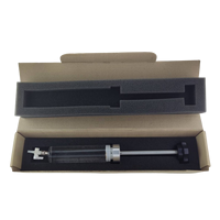 Jeringa de vidrio DGA de 100 ml para agitación industrial portátil MYRKOS MicroGC para pruebas