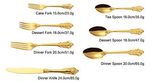 New Stylish Cutlery Set Decorative Stainless Steel Metal Cutlery Set Manufacturer And Exporter New Design Metal <b>Flatware</b> Set - Product Image 2