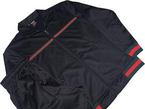 Conjunto de chándal de nailon de gran tamaño personalizado para hombre chándal con cremallera reflectante y pantalones cortavientos para correr para invierno - Product Image 4