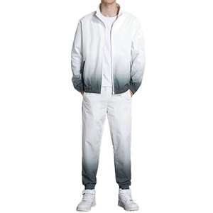 ชุดกีฬาสำหรับผู้ชายชุดวอร์มใส่สบายชุดวิ่งออกกำลังกายดีไซน์ใหม่ - Product Image 4