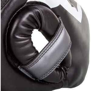 Cascos de boxeo de cuero de vaca con logotipo personalizado de alta calidad Protectores de cabeza de color blanco originales - Product Image 6