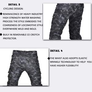 Pantalones de Motociclismo Cortavientos con Protección Extraíble Certificada CE para Todas las Temporadas, Unisex - Product Image 4