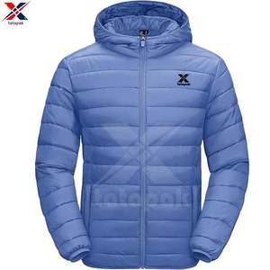 Veste matelassée unisexe imperméable pour l'hiver, légère et respirante pour l'extérieur, doublée de coton en polyester/nylon, au prix de vente élevé - Product Image 2