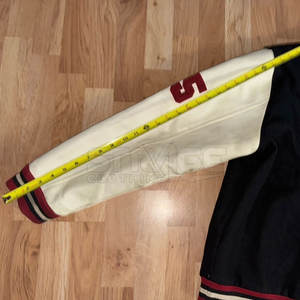 Veste en jean classique en cuir, veste universitaire de haute qualité, légère, écologique, logo frontal pour la mode quotidienne, veste matelassée pour homme - Product Image 6