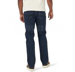 Vente en gros en vrac de jeans pour hommes avec logo personnalisé pantalon en denim Slim Fit pantalon en denim confortable et élégant OEM - Product Image 2