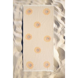 Serviette en mousseline de coton biologique 100% écologique Varol, motif floral - Lemura - Product Image 2