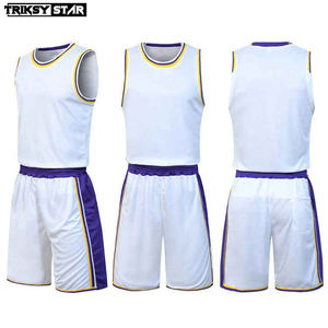 เสื้อบาสเก็ตบอลทีมเปล่าระบายอากาศได้ดีชุดเสื้อผ้าไซส์พิเศษพิมพ์ลายออกแบบเองได้100% - Product Image 2