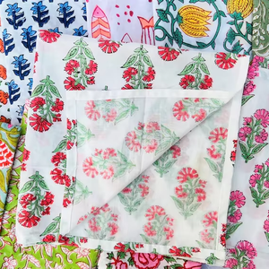 Serviettes en coton mélangées et assorties, serviettes de table pour enfants, mouchoirs de table pour mariage et fête - Product Image 1