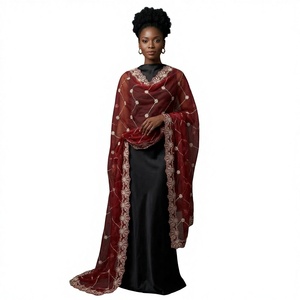 Voile de coton et polyester pour femme, châle hijab floral avec broderie de strass dorés, léger et respirant, idéal pour l'été et le quotidien, vente en gros - Product Image 1