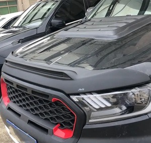 Protecteur de <span class=keywords><strong>capot</strong></span> avec lumières LED <span class=keywords><strong>Capot</strong></span> avant Bug Shield POUR <span class=keywords><strong>Ford</strong></span> <span class=keywords><strong>Ranger</strong></span> 2012- 2021 Déflecteur de <span class=keywords><strong>capot</strong></span> Protecteur Accessoires de voiture Partie - Product Image 4