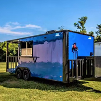 Nouveaux camions mobiles alimentaires remorque de restauration rapide à vendre
