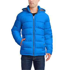 Chaqueta Acolchada Casual para Hombre, con Capucha, Cierre Frontal, Personalizable, Resistente al Viento, Impermeable, Transpirable, Corte Holgado, para Invierno - Product Image 2