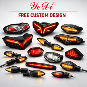 Настраиваемый водонепроницаемый светодиодный задний фонарь Yedi Brand для Yamaha UE125T (запчасти для модернизации/тюнинга) - оптовая цена - Product Image 1