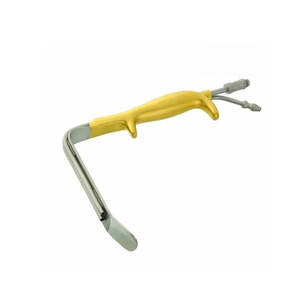 Retractor de Fibra Óptica con Mango Recubierto de Oro, Acero Inoxidable Alemán, Instrumento Quirúrgico Manual, Iluminación de Precisión Mejorada - Product Image 4