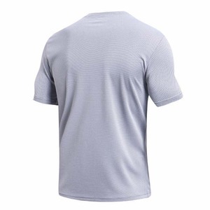 Ropa de hombre de algodón 100% de talla grande, ropa de calle de verano de manga corta con cuello redondo, camisetas de Color sólido para hombre a la venta - Product Image 4