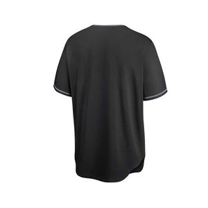 Uniforme de baseball de haute qualité pour hommes, kit de manches courtes, conception personnalisée, vêtements de sport pour jeunes, motif uni - Product Image 4
