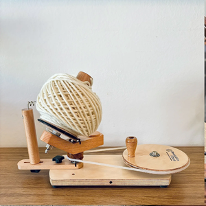 Indian <b>Wooden</b> Yarn Winder With Table <b>Clamp</b> to Winding Ball Yarn Swift Winder Knitting Kit Yarn Winder at Wholesale Price India - Product Image 5
