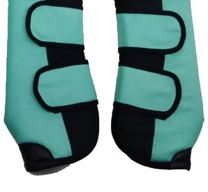 Bottes de transport de chevaux longue distance avec couverture intégrale des jambes et culottes de rembourrage intérieur absorbant les chocs - Product Image 3