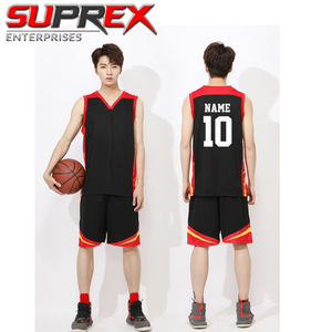 Ensemble d'uniformes de basketball personnalisés pour hommes : maillot et short taille 6, séchage rapide, respirant, kit d'équipe, vêtements de sport d'entraînement – Fabricant - Product Image 4