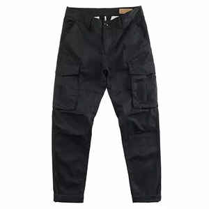 Custom Casual Multi Pocket Straight Outdoor Tactical <b>Cargo</b> Pants for Men's-Elastic Waist Waterproof & Breathable Spandex/Cotton - Product Image 2