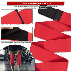 Genouillères de musculation réglables de haute qualité pour la musculation, la musculation et la protection des genoux, sangle de maintien pour la musculation - Product Image 3