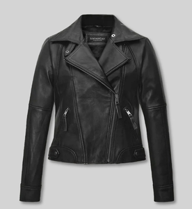 Chaqueta de Cuero para Mujer, Nueva Moda, Resistente al Viento, Chaqueta de Cuero para Hombre y Mujer, Estilos Personalizados, Chaqueta de Cuero Charlotte Burnt Multiple 2006 - Product Image 3