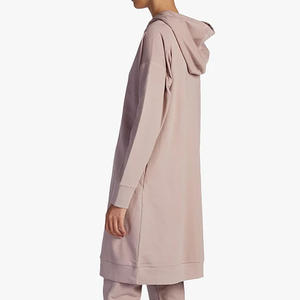 Sudadera islámica con cordón y bolsillo de canguro para mujer, sudaderas con capucha y hombros caídos con logotipo personalizado de alta calidad a precios asequibles para mujer - Product Image 1