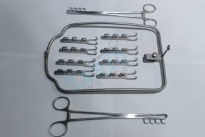 Ensemble de chirurgie de rumenotomie de haute qualité Kit d'instruments chirurgicaux vétérinaires crochet de forceps de chirurgie animale - Product Image 5
