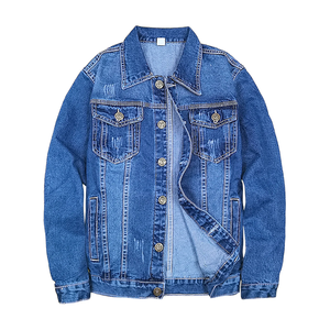 Washed Comfortable Plus Size Men's <b>Jacket</b> <b>Customized</b> Design Wholesale Price Stylish Washed <b>Denim</b> Jeans <b>Jacket</b> For Men - Product Image 4