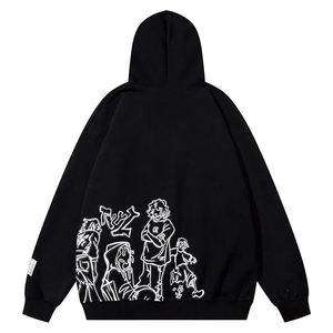 Nuevo gráfico de invierno largo con capucha para mujer de alta calidad polar cálido Hip Hop pulóver sudadera Casual Tops - Product Image 4