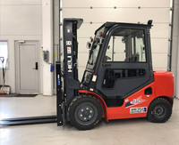 Chariot élévateur diesel HELI CPCD35 de 3,5 tonnes avec d'excellentes performances, nouveau transpalette avec moteur diesel PLC pour les industries de vente au détail, chariot élévateur hydraulique