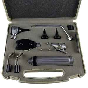 Instrumentos quirúrgicos de acero que funcionan con electricidad, juego de diagnóstico veterinario para oído, ojo, nariz y garganta para diagnóstico Ent - Product Image 1