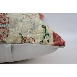 Multicolor Chinoiserie Toile Patchwork lana almohada 24x24 pulgadas tejido Vintage Floral planta hoja patrones para sala de estar Cocina - Product Image 4