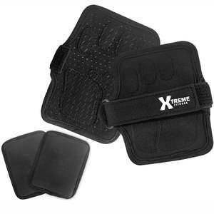 Protector de Manos para Levantamiento de Pesas, de Cuero Transpirable, Antideslizante, Resistente, con Logotipo Personalizado - Product Image 4