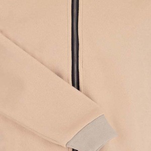 แจ็กเก็ตซิปบอมเบอร์สำหรับผู้ชายเสื้อแจ็คเก็ตขนแกะแบบไฮสตรีทสำหรับผู้ชายคอตั้งทำจากปากีสถาน - Product Image 4