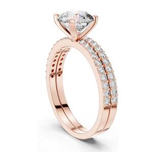 Bague en diamant de laboratoire rond brillant de 1,87 carat pour femme, clarté VVS-VS EF, or 18 carats, 14 carats, 10 carats et argent 925, moissanite et or - Product Image 5