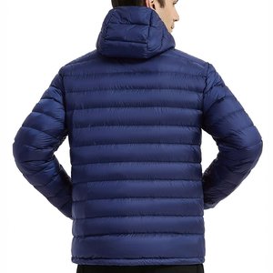 Veste d'extérieur pour homme, veste matelassée de haute qualité pour homme, couleur noir et rouge, fermeture éclair, 100% polyester, coton, vestes matelassées de sport - Product Image 4
