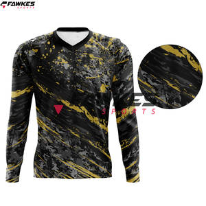 Respirant Professionnel OEM Service Logo Personnalisé Imprimer Produit Premium Nouvelle Conception Paintball Jersey - Product Image 4