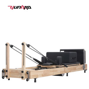 <span class=keywords><strong>Reformer</strong></span> de <span class=keywords><strong>Pilates</strong></span> Plegable y Ajustable de Madera de Roble <span class=keywords><strong>para</strong></span> Uso Doméstico y en Estudio, Equipo de <span class=keywords><strong>Pilates</strong></span> Corporal con Caja de Sentado y 5 Resortes Duraderos - Product Image 6
