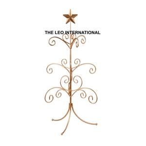 Soporte de exhibición navideño de acero inoxidable con forma de árbol, pulido brillante, para decoración de fiestas navideñas en el hogar. - Product Image 4