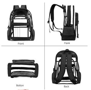 High Quality <b>School</b> <b>Backpack</b> Clear <b>Backpack</b> Wholesale for Custom Logo Clear Plastic <b>Backpack</b> Products Vietnam - Product Image 3