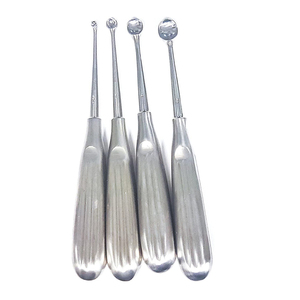 Offres Spéciales CE ISO Approuvé Haute Qualité Spratt Brun Bone Curette Avec Manche Doré Droit 17 Cm 26cm - Product Image 5