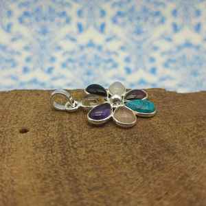 7 Chakra 925 colgante de plata esterlina joyas de piedras preciosas naturales precios al por mayor exportador joyería de plata hecha a mano - Product Image 6