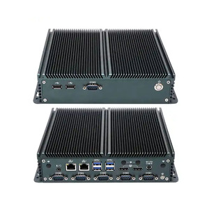 Partaker Fanless Mini PC N100 Industrial Rugged Computer With 6 X RS232/485 <strong>2</strong> X HD <strong>2</strong> X LAN Linux Barebone Computer Win10 - Product Image 3