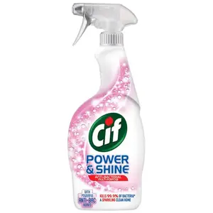 Vente en gros Cif Power Shine Spray nettoyant 500ml, vaporisateur liquide de nettoyage de salle de bain, nettoyant fonctionnel pour salle de bain