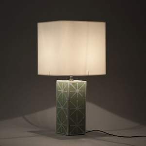 Lampe suspendue de chambre à coucher de Style moderne de luxe Artisan indien fait à la main avec la meilleure qualité Style de vis de Base de vert sauge de nacre - Product Image 3