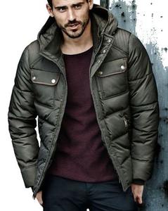 2024 nouveau WL meilleure qualité promotionnel hiver manteau hommes bouffant doudoune personnalisé à capuche bouffant haute qualité tissu longue longueur - Product Image 6