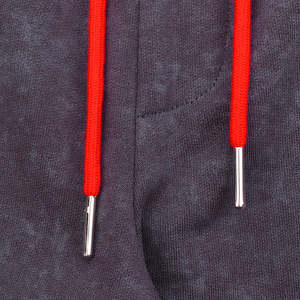 Pantalones Cortos de Algodón 100% para Hombre Qianzun, con Logotipo Bordado Personalizado, Lavado Intenso, Teñido al Sol, Estilo Urbano, Cierre con Cordón - Product Image 2