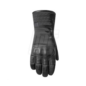 Guantes de moto de protección de manos de dedo completo de cuero suave Guantes de carreras de motos transpirables - Product Image 5