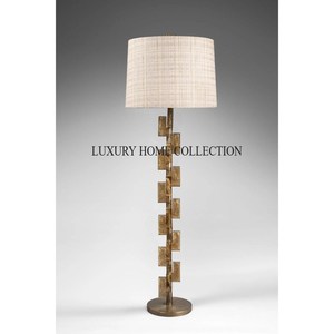 High Quality Metal Table Floor <b>Lamp</b> with Beautiful Artistic Cutwork Shade E14 Bulb <b>Base</b> for Warm Lighting in Any Room - Product Image 4